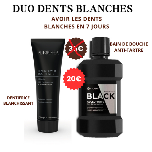 Dentifricio sbiancante con carbone attivo